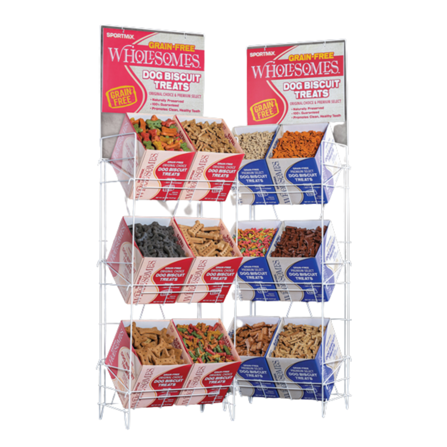 Sportmix Wholesomes Biscuit Display Rack SLS Inc.