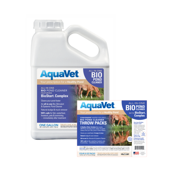 Aquavet pond Cleaner & throw packs