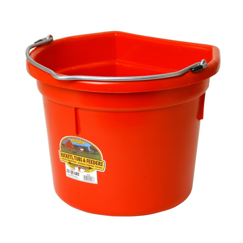 22 Quart Flat Back Bucket SLS Inc.