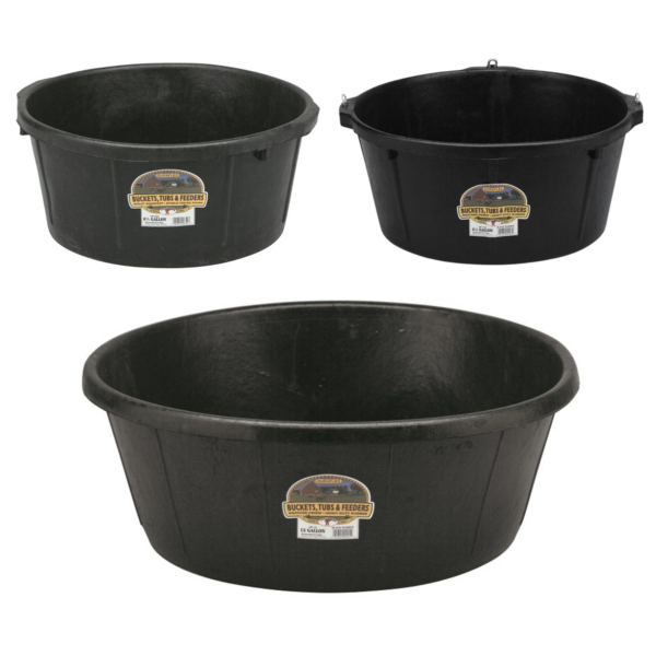 Rubber feed tubs