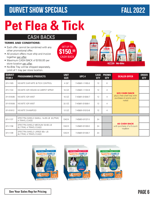 SLS 2022 Durvet Pet Flea & Tick SLS Inc.
