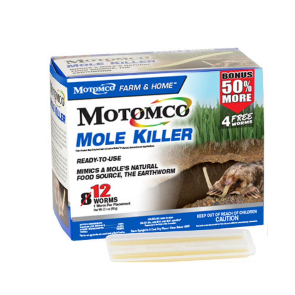 Motomco Mole Killer Worms SLS Inc.
