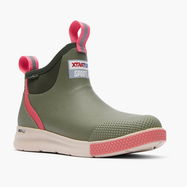 ANKLEDECKWOMENSBOOTSPORTOLIVE