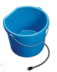 Heated Flat Back Bucket 20qt