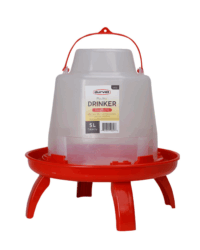 Poultry Drinker 5L W/Fill Cap & Legs